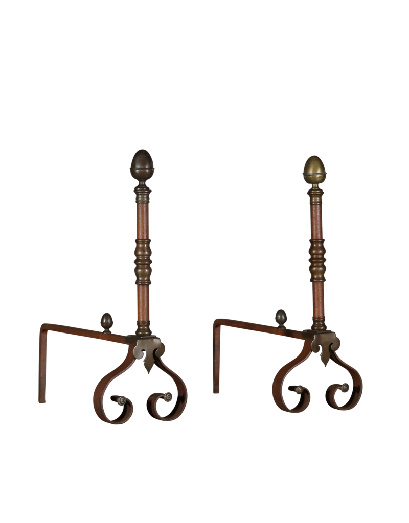 Maison Leon Van den Bogaert Französisches elegantes rustikales Kaminzubehör
