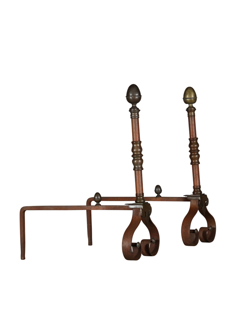 Maison Leon Van den Bogaert Französisches elegantes rustikales Kaminzubehör