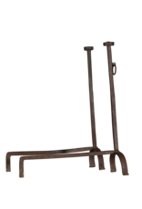 Vintage Andiron For Grand Open Fireplace