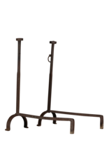 Vintage Andiron For Grand Open Fireplace
