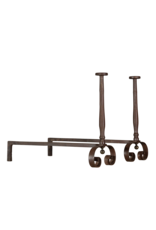 Maison Leon Van den Bogaert Rare Andiron — 66,5 cm High