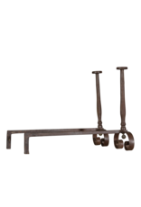 Maison Leon Van den Bogaert Rare Andiron — 66,5 cm High