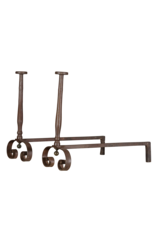 Maison Leon Van den Bogaert Rare Andiron — 66,5 cm High