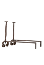 Maison Leon Van den Bogaert Rare Andiron — 66,5 cm High