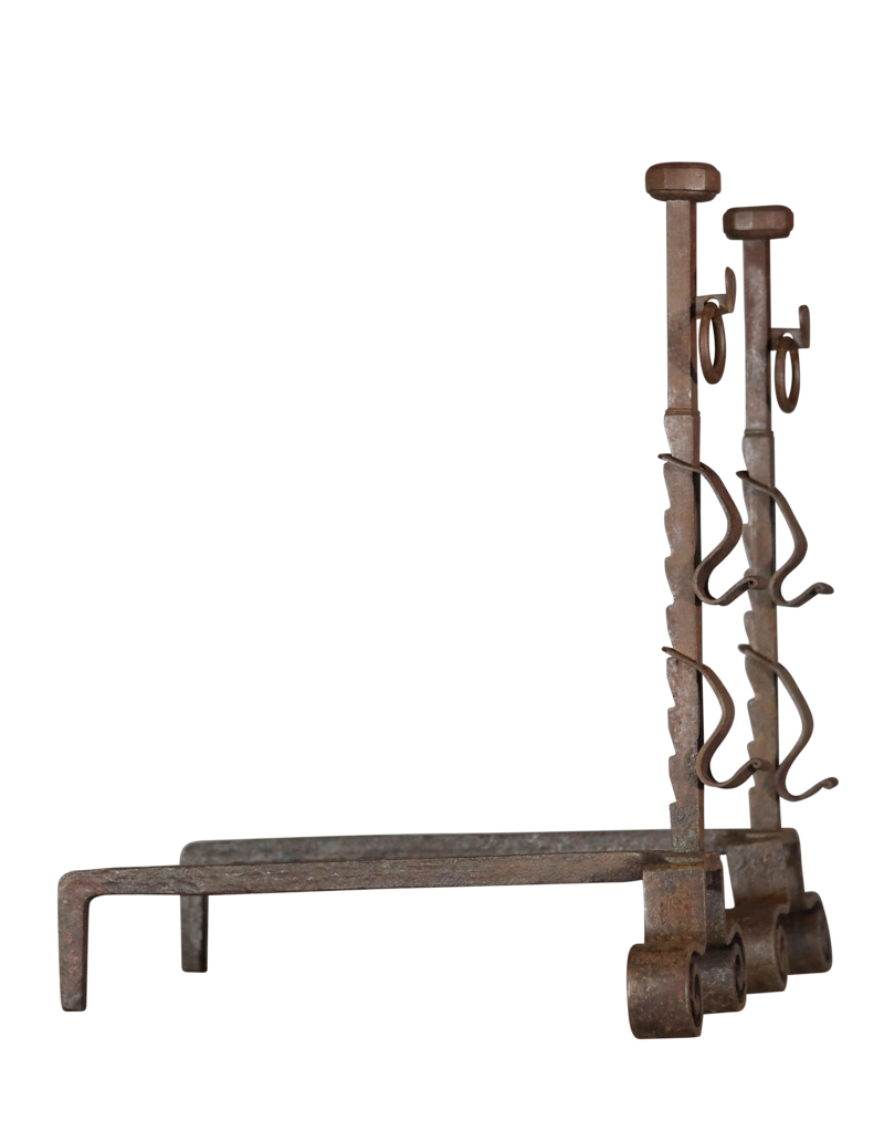 Maison Leon Van den Bogaert Savoyarde Andiron — 75 cm High