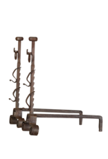 Maison Leon Van den Bogaert Savoyarde Andiron — 75 cm High