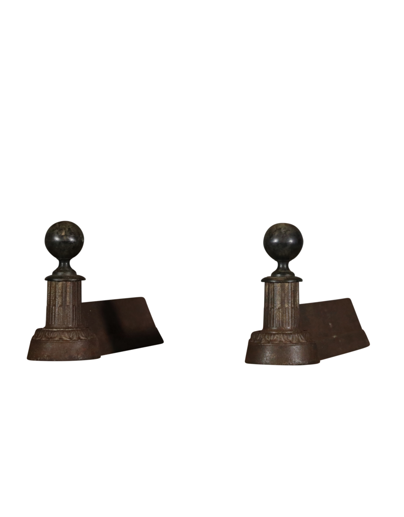 Maison Leon Van den Bogaert 19th Century Andiron — 18 cm High