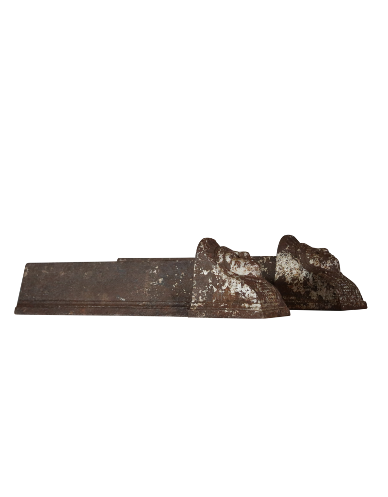 Grand Pair Rustic Andiron