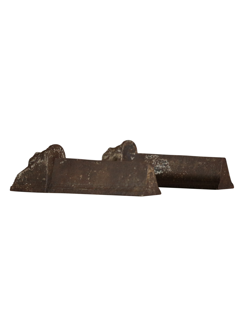 Grand Pair Rustic Andiron