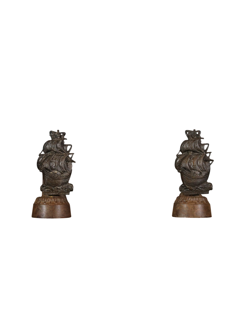 Maison Leon Van den Bogaert 16Th Century Galleon — 21 cm High
