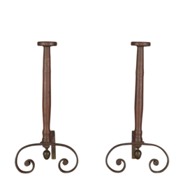 French Industrial Andiron