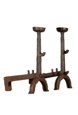 Medieval Cast Iron Andiron