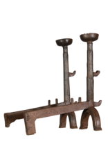 Medieval Cast Iron Andiron