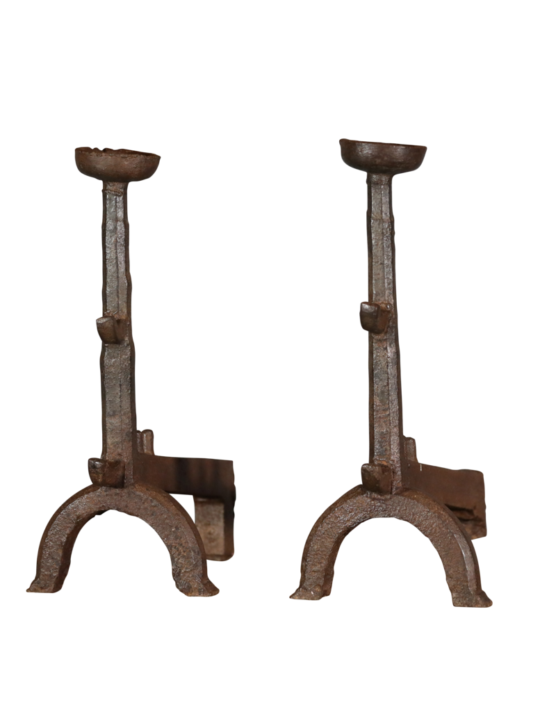 Medieval Cast Iron Andiron