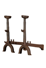 Maison Leon Van den Bogaert Mittelalterliches Gusseisen Andiron