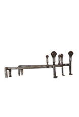 Maison Leon Van den Bogaert 18th Century Period Wrought Iron Andiron