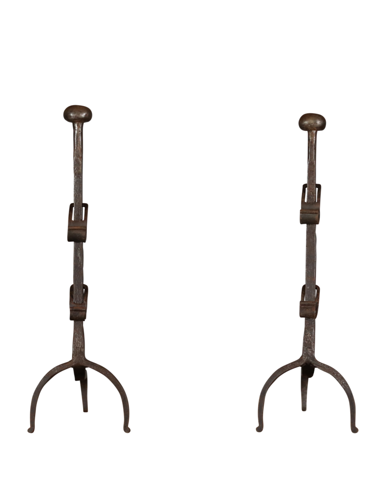 17th Century Period Rustic Andiron