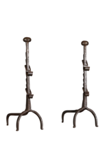 17th Century Period Rustic Andiron