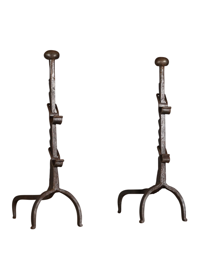 17th Century Period Rustic Andiron