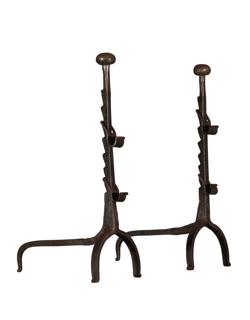 17th Century Period Rustic Andiron