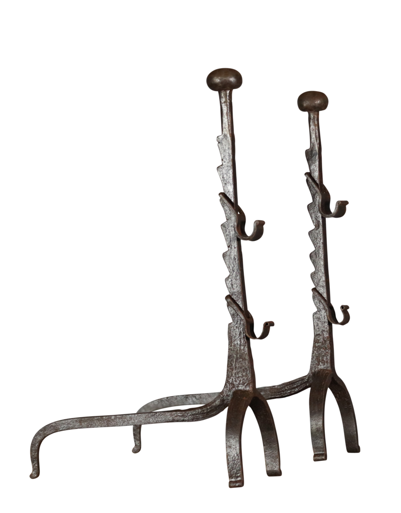 17th Century Period Rustic Andiron
