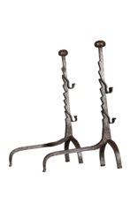 17th Century Period Rustic Andiron
