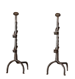 17th Century Period Rustic Andiron