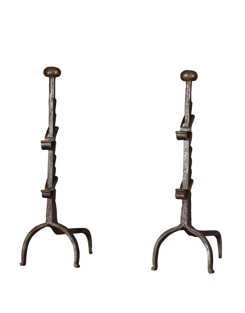 17th Century Period Rustic Andiron