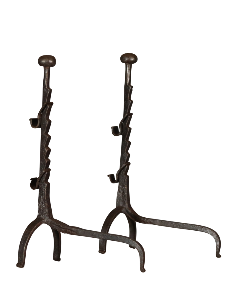 17th Century Period Rustic Andiron