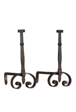 Maison Leon Van den Bogaert Extra Heavy Andiron — 63,5 cm High