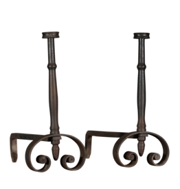 Maison Leon Van den Bogaert Extra Heavy Andiron — 63,5 cm High