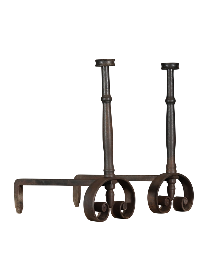 Maison Leon Van den Bogaert Extra Heavy Andiron — 63,5 cm High