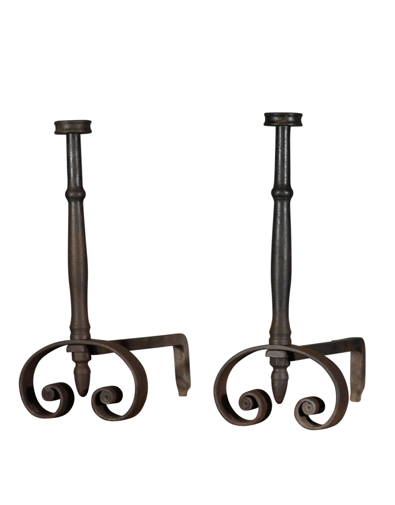 Maison Leon Van den Bogaert Extra Heavy Andiron — 63,5 cm High