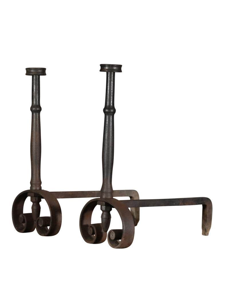 Maison Leon Van den Bogaert Extra Heavy Andiron — 63,5 cm High