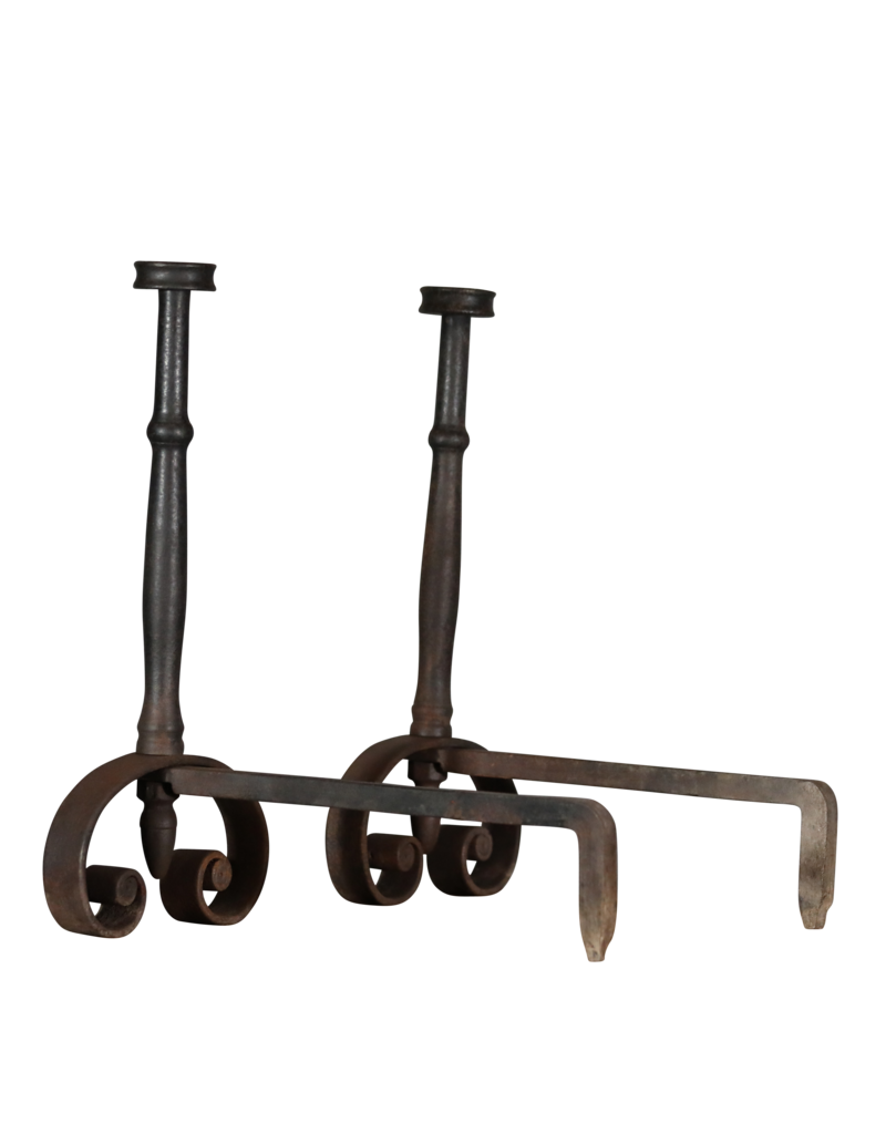 Maison Leon Van den Bogaert Extra Heavy Andiron — 63,5 cm High
