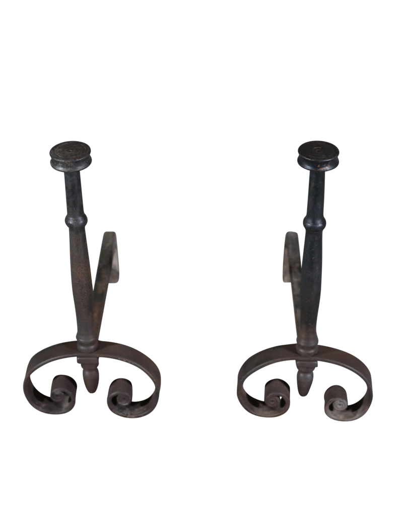 Maison Leon Van den Bogaert Extra Heavy Andiron — 63,5 cm High