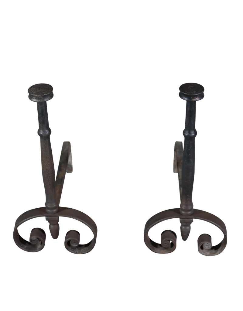 Maison Leon Van den Bogaert Extra Heavy Andiron — 63,5 cm High