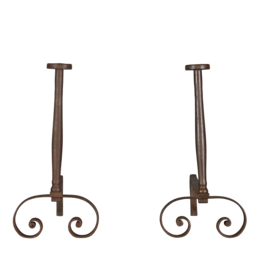 Maison Leon Van den Bogaert Solid Andiron — 60 cm High