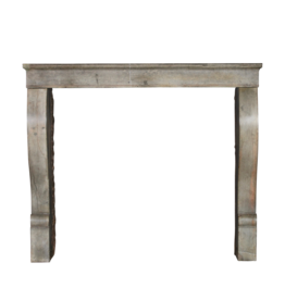 Grey French Antique Fireplace Surround