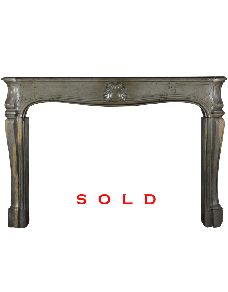 Classic Bicolor 18Th Century French Vintage Fireplace Surround