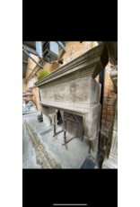 Italian Renaiscance Period Limestone Fireplace Surround