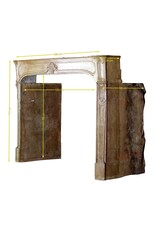 Chique French Antique Stone Mantle Piece