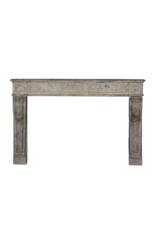 Sturdy Decorative Fireplace With Patina