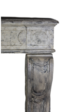 Sturdy Decorative Fireplace With Patina