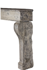 Maison Leon Van den Bogaert Sturdy Decorative Fireplace With Patina