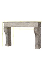Maison Leon Van den Bogaert Stabiler Dekorativer Kamin Mit Patina