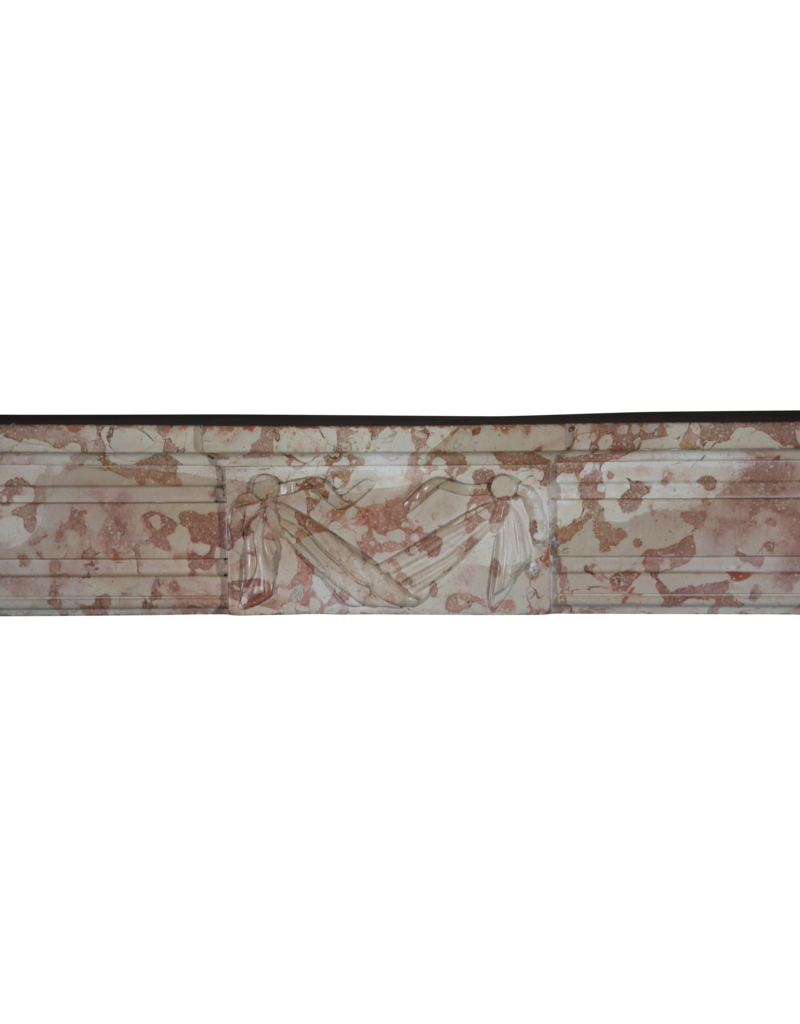 Maison Leon Van den Bogaert Outlet Marble Stone Fireplace