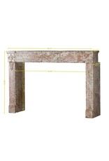 Maison Leon Van den Bogaert Outlet Marble Stone Fireplace