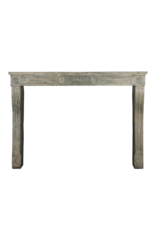 Elegant Mantelpiece With Green Patina