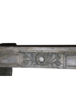 Elegant Mantelpiece With Green Patina